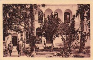 ALGERIE LAGHOUAT  Hôtel Transatlantique Jardin et Façade