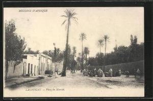 CPA Laghouat, Place du Marche