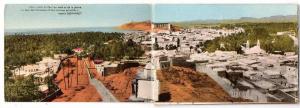 SOUVENIR DE LAGHOUAT  Peu courant  Vue Panoramique  Dépliant 5 volets format 65 cm X 9 cm Editions M´Chattah