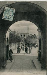 CPA LAGHOUAT-LA MOSQUEE