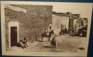 LAGHOUAT.Une Rue de Schetett.Cpa,voyagé,be,an imée