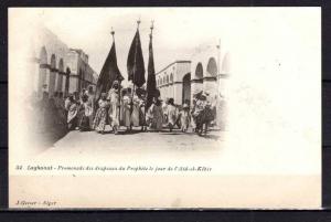 Algérie - Laghouat - Promenade des Drapeaux du Prophète le Jour de l'Aid-el-Kébir