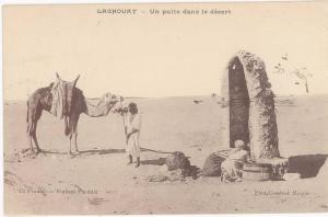 CPA ALGERIE - LAGHOUAT - UN PUITS DANS LE DESERT