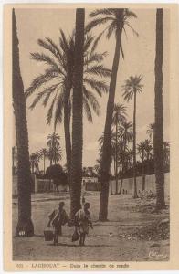 CPA ALGERIE - LAGHOUAT - DANS LE CHEMIN DE RONDE