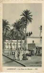 CPSM LAGHOUAT (Algérie) - La Place du Marché