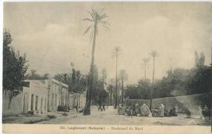 AFRIQUE ALGERIE Laghouat Boulevard du Nord