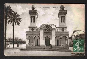 Algérie  - Laghouat     l´Eglise   - Carte envoyé le 10-08-1911 , avec Timbre 5c - Superbe !