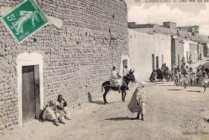 ALGERIE - LAGHOUAT - Une rue du Schetett