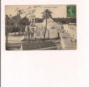 ALGERIE  LAGHOUAT l´Eglise - voyagé 1909 -