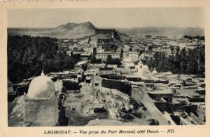 ALGERIE / ALGERIEN   LAGHOUAT  Vue prise du Fort Mourand , cote Quest