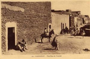 ALGERIE / ALGERIEN   LAGHOUAT - Une Rue de Schetett