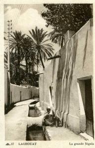 LAGHOUAT...LA GRANDE SEGUIA...CPA ANIMEE