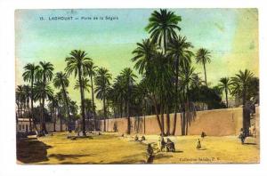 Laghouat Femmes au lavoir Fontaine de la Porte Seguia Carte Couleur n° 13 Coll Ideal PS