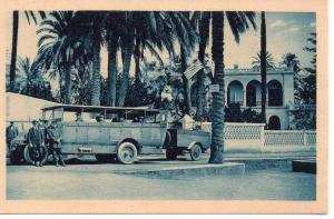 LAGHOUAT  -  HÔTEL TRANSATLANTIQUE  -  TRANSPORT AUTO CIRCUITS NORD AFRICAINS  -  SUPERBE CARTE