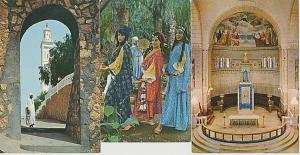 3 CP MODERNES ,  1 LAGHOUAT Mosquée, 1 ALGER ND D Afrique, 1 FOLKLORIQUE