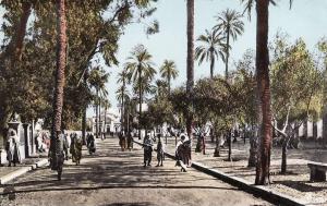 Algérie. Laghouat. Place de la République. Voyagée en 1968