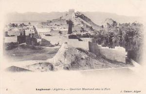 ALGERIE.LAGHOUAT.QUARTIER MAURAND AVEC LE FORT