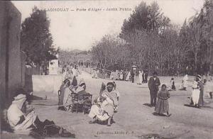 ALGERIE.LAGHOUAT.PORTE D ALGER JARDIN PUBLIC