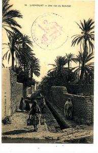 R 1010  CPA  ALGERIE  -- LAGHOUAT       UNE RUE DU SCHETETT