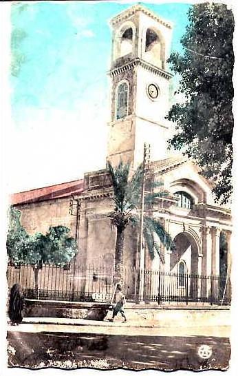 cpsm GUELMA église st augustin - n°7 ed a sirecky