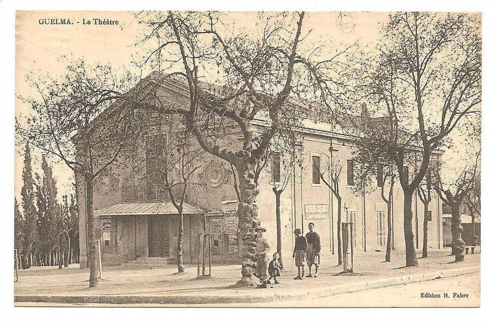 ALGERIE  guelma  le théâtre  animé