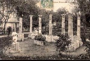 GUELMA.RUINES ROMAINES AU SQUARE./CIRCULE EN 1907.