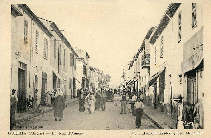 CPA Algérie - Guelma - La rue d'Announa