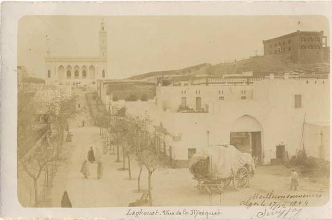 ALGERIE LAGHOUAT CARTE PHOTO VUE DE LA MOSQUEE