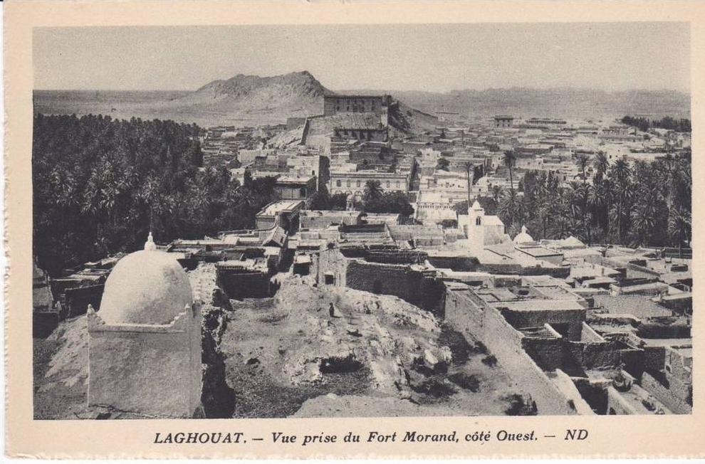 LAGHOUAT - Vue prisqe du Fort Morand, côté Ouest.
