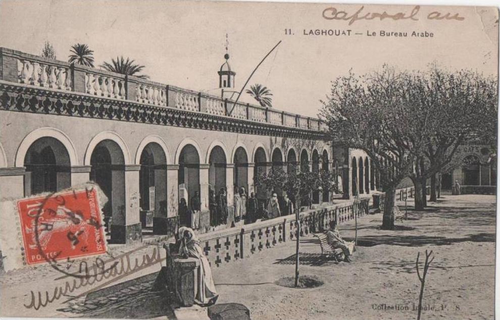 AFRIQUE...ALGERIE...LAGHO UAT...LE BUREAU ARABE...CP...ÉCRITE