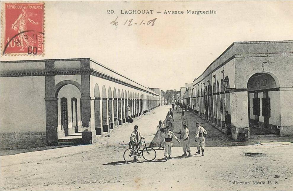 ALGERIE LAGHOUAT AVENUE MARGUERITTE