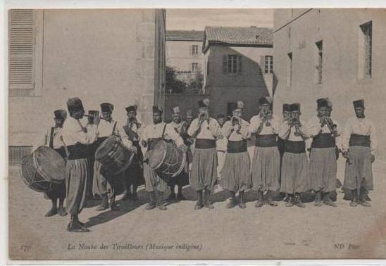 NOUBA DES TIRAILLEURS  MUSIQUE INDIGENE