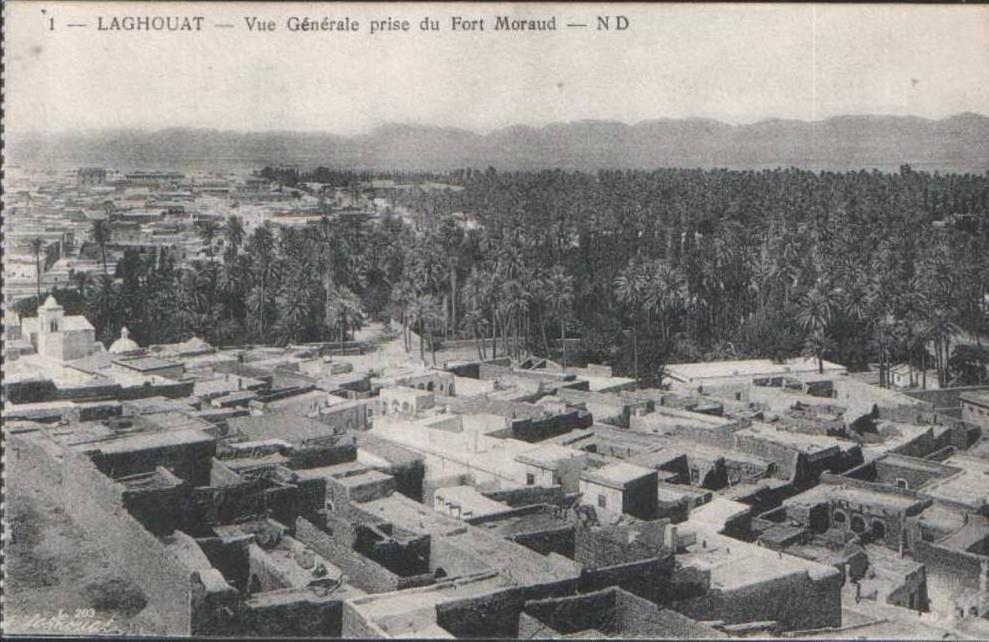 RELIST CPA Algérie 1 Laghouat - VUE GENERALE PRISE DU FORT MORAUD NONécrite NORD AFRIQUE ALGERIA