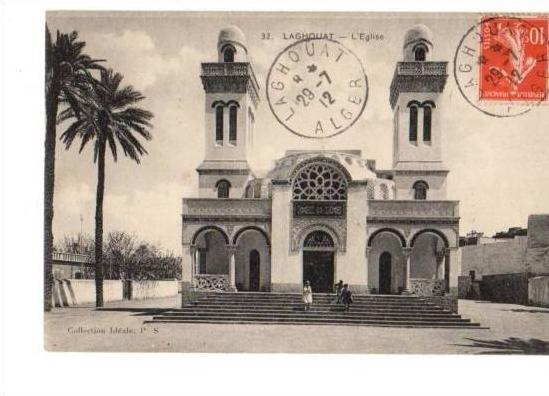 CPA NB  Algérie   32. Laghouat l'église