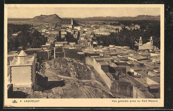 CPA Laghouat, Vue generale prise du Fort Morand