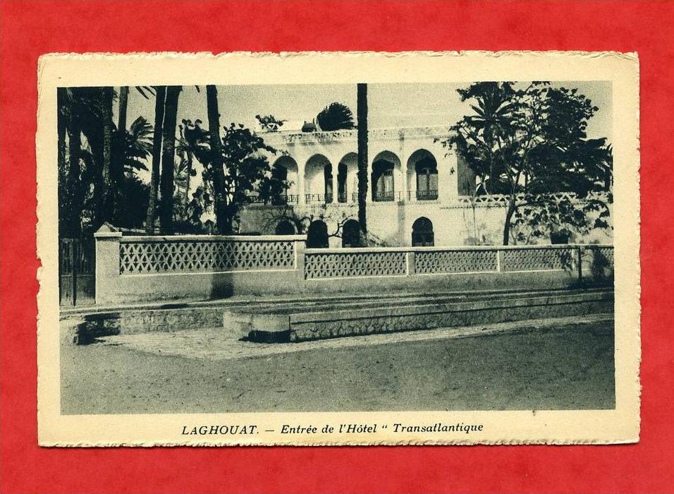* ALGERIE-LAGHOUAT-Entrée de l´Hôtel 