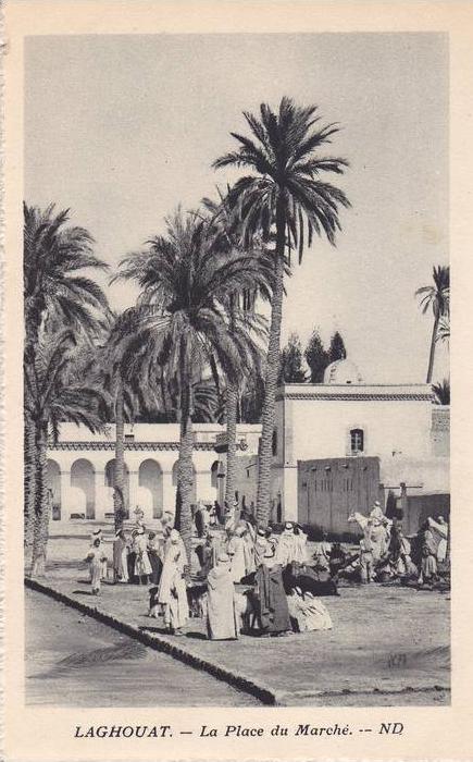 Algérie Laghouat - La place du marché