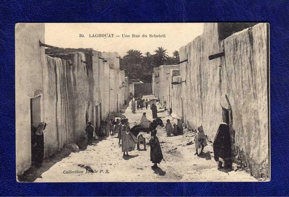 ALGERIE / ALGERIEN   LAGHOUAT - Une Rue de Schetett