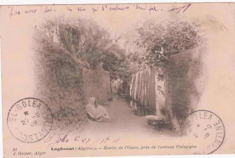 laghouat - ruelle de l'oasis