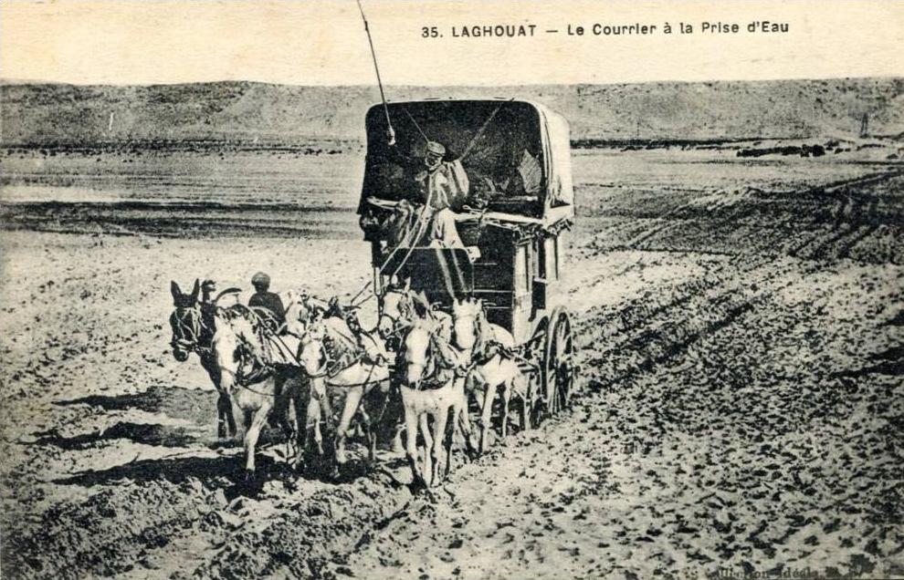 ALGERIE(LAGHOUAT) DILIGENCE(POSTE)