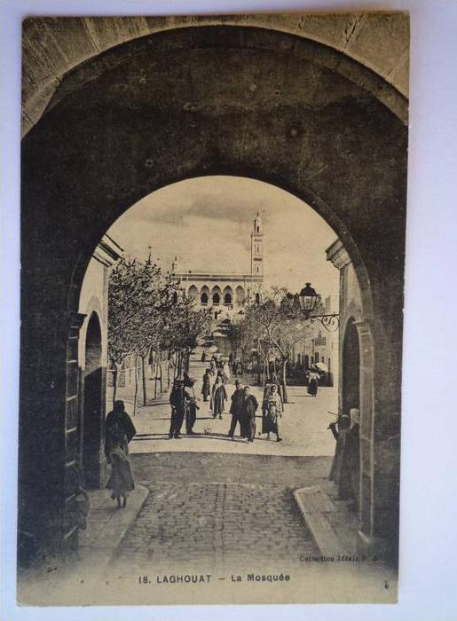 LAGHOUAT  (Algérie)    La  Mosquée  -  Carte animée