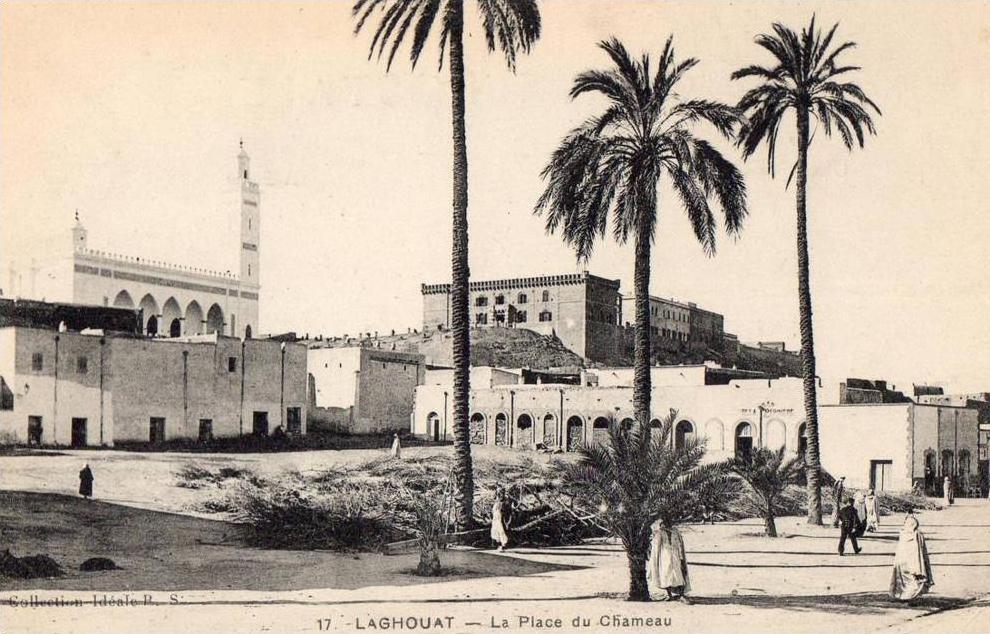 ALGERIE - LAGHOUAT - La Place du Chameau