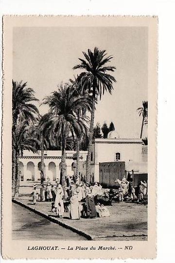 Algérie - Laghouat , la Place du Marché