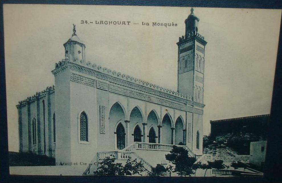 LAGHOUAT.La Mosquée.Cpa;vo yagé,be