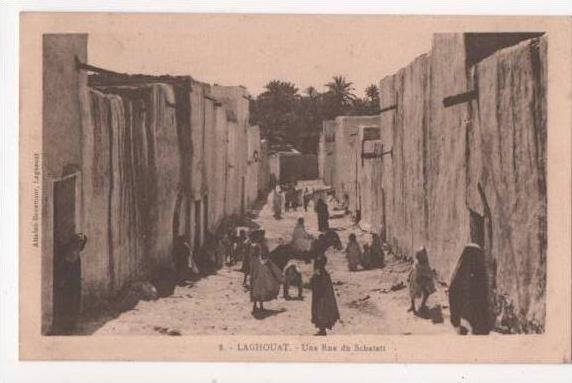 ALGERIE  - LAGHOUAT - une rue de Schetett