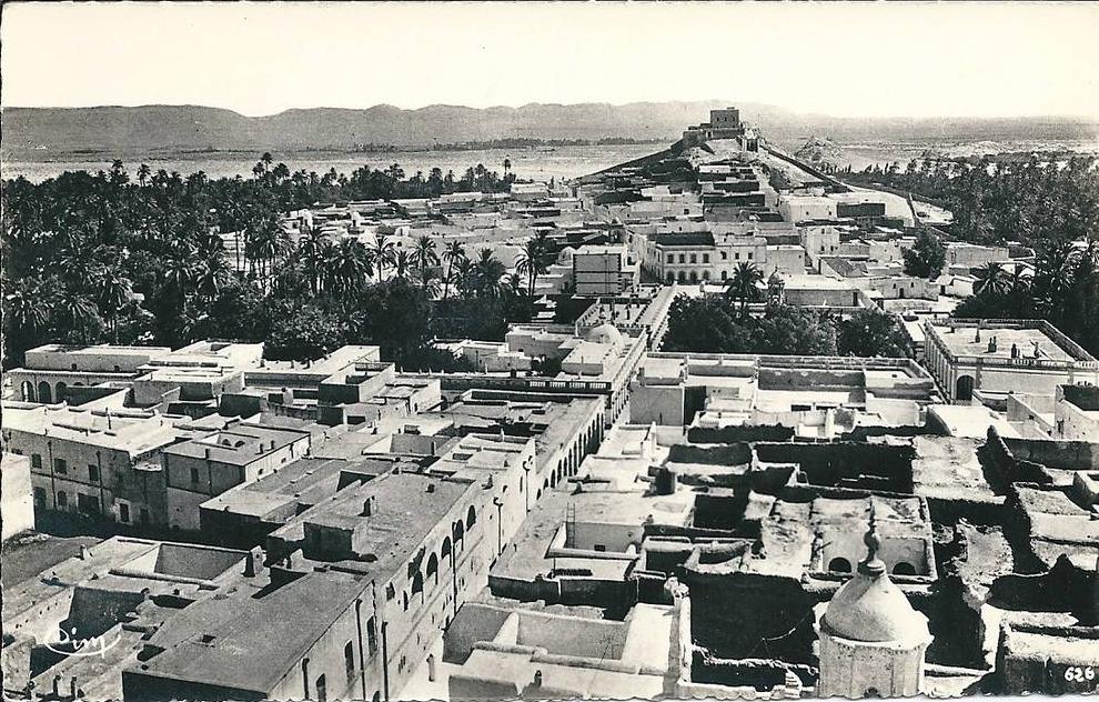 LAGOUAT -- (sud algérien)  - vue générale et le fort morand