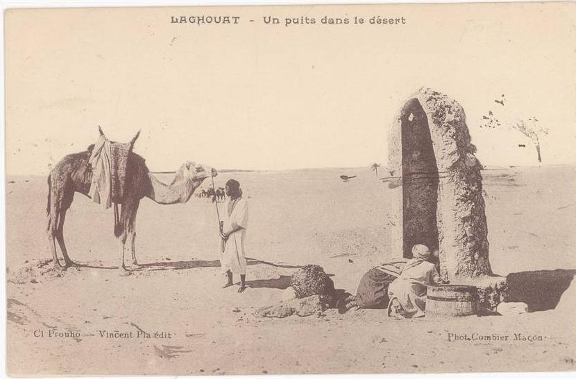CPA ALGERIE - LAGHOUAT - UN PUITS DANS LE DESERT