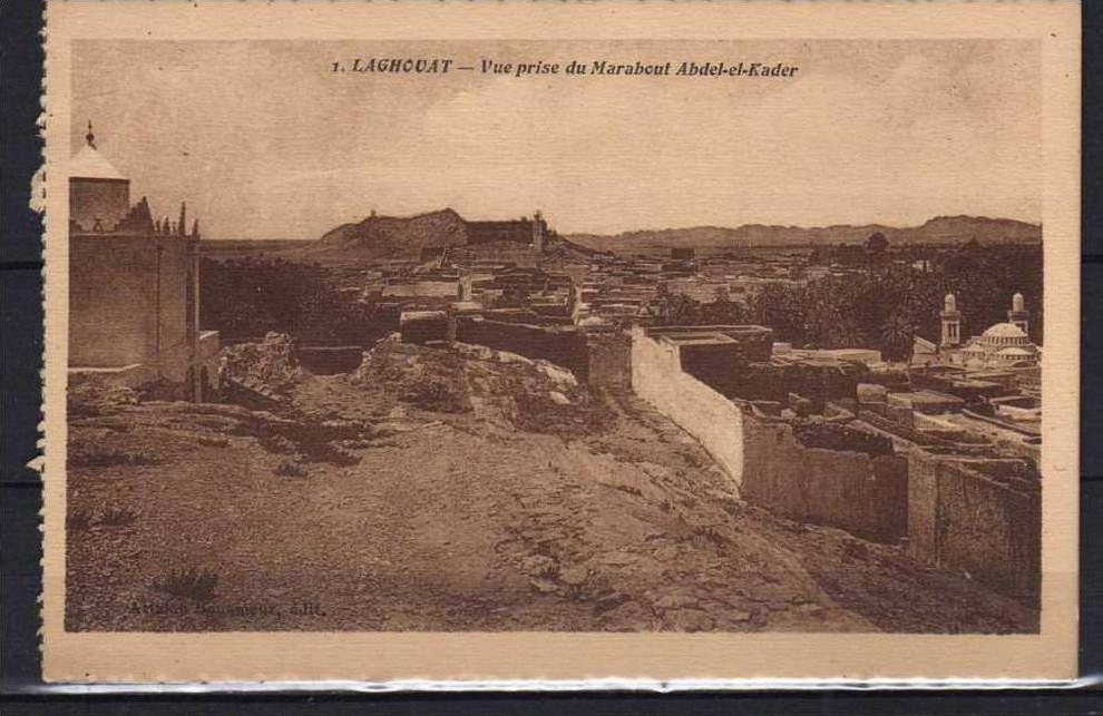 Algérie - Laghouat - Lot de 14 cartes - Vues - Avenue Cassaigne - Le Ch'teet - l'Eglise Catholique - Place Publique ....