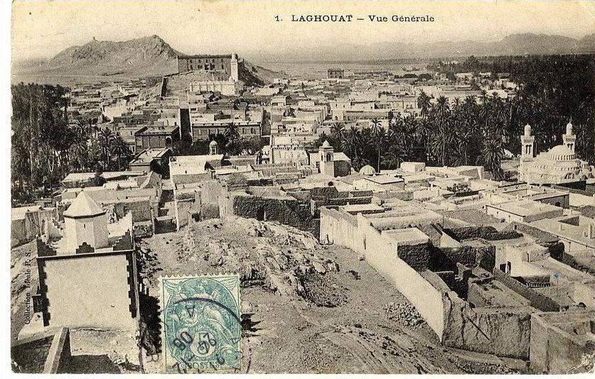 ALGERIE  LAGHOUAT  VUE GENERALE