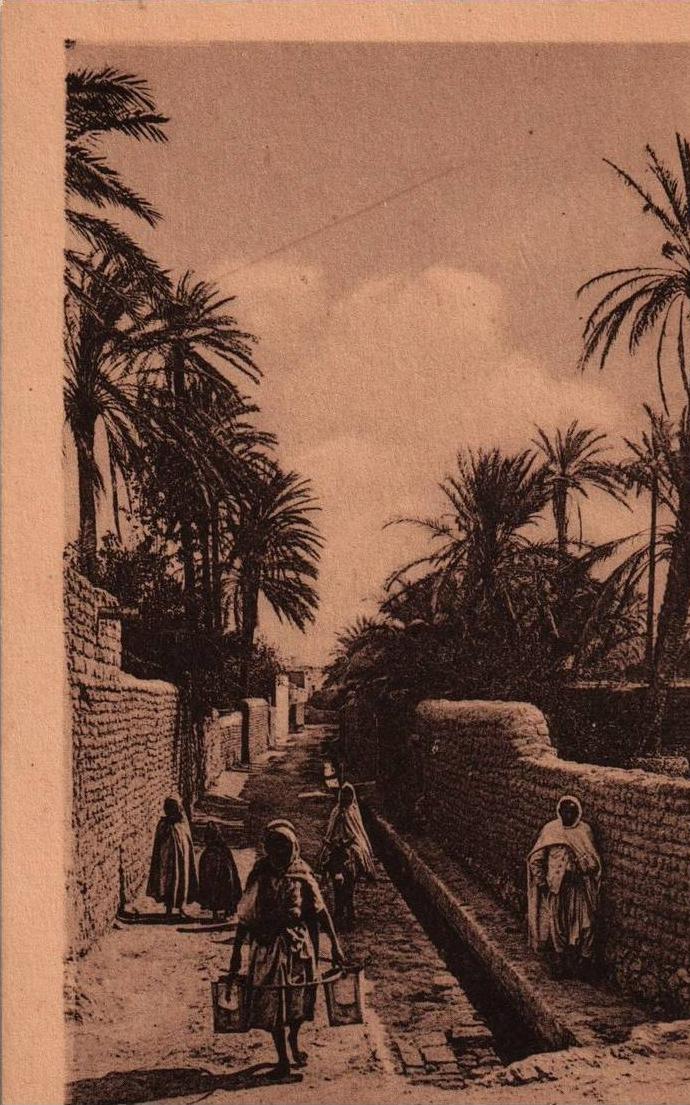 Laghouat. Une rue du Schetett